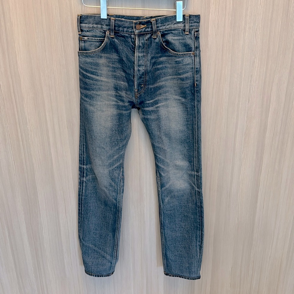 Celine - Slim Fit Lou jeans in vintage union wash denim - Size 30